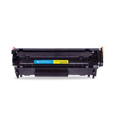 ZEBRONICS LPC12A Printer Cartridge for HP LJ 1010/1012/1015/1018/1020/1022/1022N/1022NW/3015/3020/3030/3050/3052/3055/M1005/M1005 / MFP/M1319f MFP, Canon LS LBP2900/2900B/3000