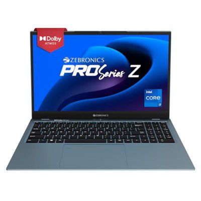 ZEBRONICS PRO Series Z NBC 5S, Intel Core 12th Gen i7 Processor (16GB RAM | 1TB SSD), 15.6-Inch | Windows 11 | Blue | 1.76 Kg)