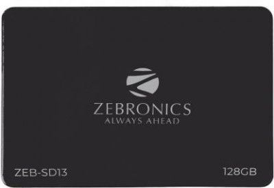 ZEBRONICS Smart 128 GB Desktop, Laptop, All in One PCs Internal Solid State Drive (SSD) (ZEB-SD13)  (Interface: SATA, Form Factor: 2.5 Inch)