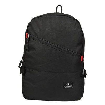 Zebronics Techshield A1, 18 Liters, 1 Compartment Laptop Backpack and Front Pocket, fit Up to 15.6-inch Laptop, Polyester Fabric, Office Use and Mini Business Travel Bags (Black)