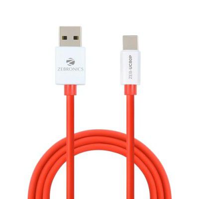 ZEBRONICS UC80P USB - Type C Cable with 80 Watt, Rapid Charging, Charge & Sync