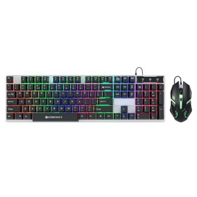 ZEBRONICS USB Trion Gaming Keyboard & Mouse Gaming Combo