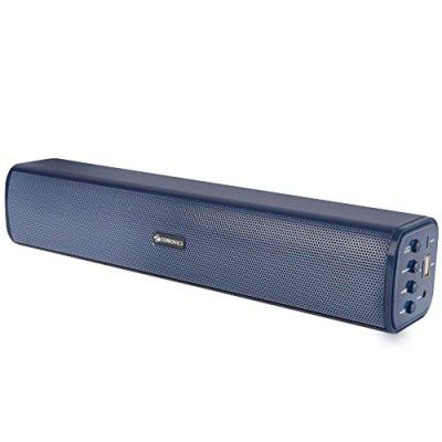 ZEBRONICS Vita Plus Mini 16W Soundbar Supporting LED Display, USB, SD Card, AUX, FM, TWS & Call Function. (Blue)