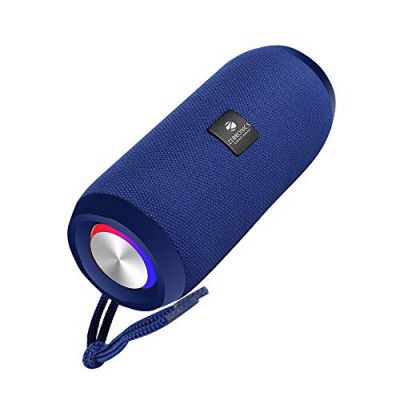 ZEBRONICS Zeb-Action Wireless 10W Portable Speaker, Supporting Bluetooth v5.1, TWS, RGB Lights, Fabric Finish, AUX/USB/FM/mSD (Blue)