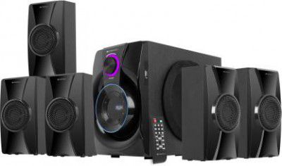 ZEBRONICS Zeb BASSO 100, 90W, Home theater speaker, AC-3 surround sound 90 W Bluetooth Home Theatre (Black, 5.1 Channel)