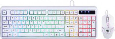 ZEBRONICS ZEB-KKB 3 - Combat Wired USB Multi-device Keyboard (White)