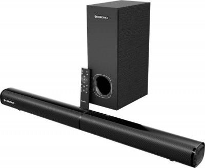 ZEBRONICS ZEB-SBSPK 6 / ZEB SBSPK C5 / ZEB-Juke bar 4101 110 W Bluetooth Soundbar  (Black, 2.1 Channel)