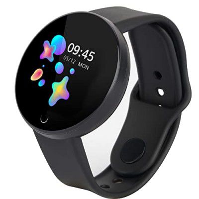 ZEBSTER Z - Run 22 Basic Smart Watch BTv4.0, 3.65cm,TFT Color Display, Call, SMS Notification,Customizable Watch face, iOS 9.0 & Above/Android 5.0 & Above(Black)