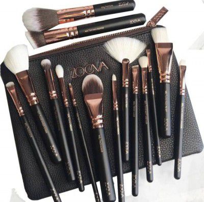 ZOEVA 15 Pieces Makeup Brush Set (Color May Vary)  (Pack of 15)