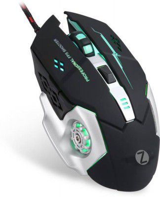 Zoook Bomber Wired Optical Gaming Mouse (USB 2.0, Black)