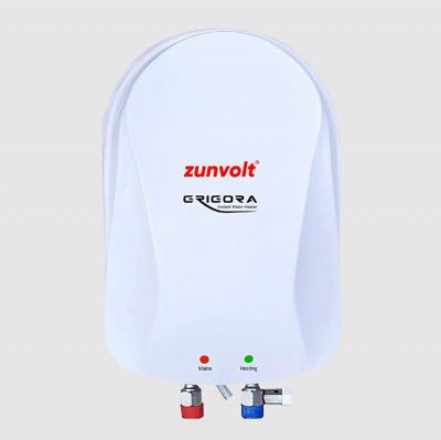 ZunVolt Grigora 3 Litres Instant Water Geyser (3000 Watts, White)